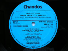 SHOSTAKOVICH: SYMPHONY No. 13 'Babi Yar'    STOROJEV / CITY OF BIRMINGHAM SYMPHONY / KAMU    ABRD 1248