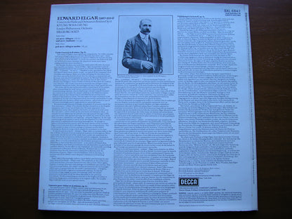 ELGAR: VIOLIN CONCERTO  CHUNG / LONDON PHILHARMONIC / SOLTI   SXL 6842