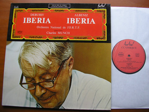 DEBUSSY: IBERIA / ALBENIZ: IBERIA    CHARLES MUNCH / FRENCH NATIONAL RADIO ORCHESTRA    FC 437