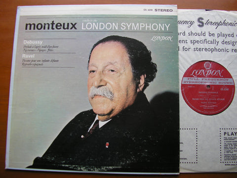 DEBUSSY: PRELUDE / NOCTURNES / NUAGES / FETES / RAVEL: PAVANE / RHAPSODIE ESPAGNOLE      MONTEUX / LONDON SYMPHONY   CS 6248