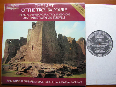 THE LAST OF THE TROUBADOURS   THE MARTIN BEST MEDIEVAL ENSEMBLE   NIMBUS 45008