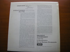 DEBUSSY: IMAGES / STRAVINSKY: SYMPHONIES OF WIND INSTRUMENTS / RAVEL: PAVANE    ANSERMET / SUISSE ROMANDE    SXL 2287