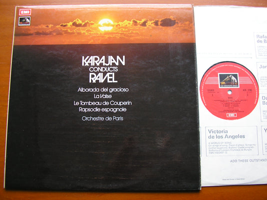 RAVEL: ORCHESTRAL WORKS   KARAJAN / ORCHESTRA de PARIS   ASD 2766
