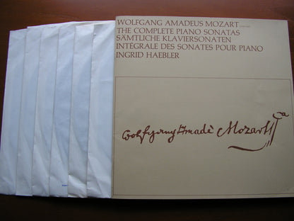 MOZART: THE COMPLETE PIANO SONATAS   INGRID HAEBLER   6 LP SET   AXS 6001
