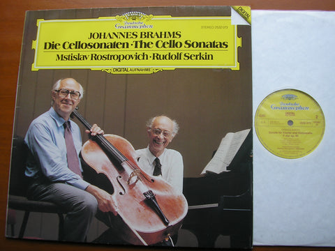 BRAHMS: THE CELLO SONATAS    ROSTROPOVICH / SERKIN     2532 073