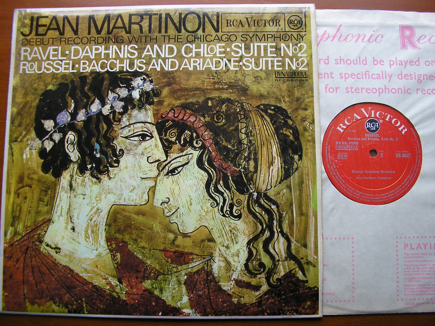 RAVEL: DAPHNIS & CHLOE Suite No. 2 / ROUSSEL: BACCHUS & ARIADNE Suite No. 2    MARTINON / CHICAGO SYMPHONY   SB 6627