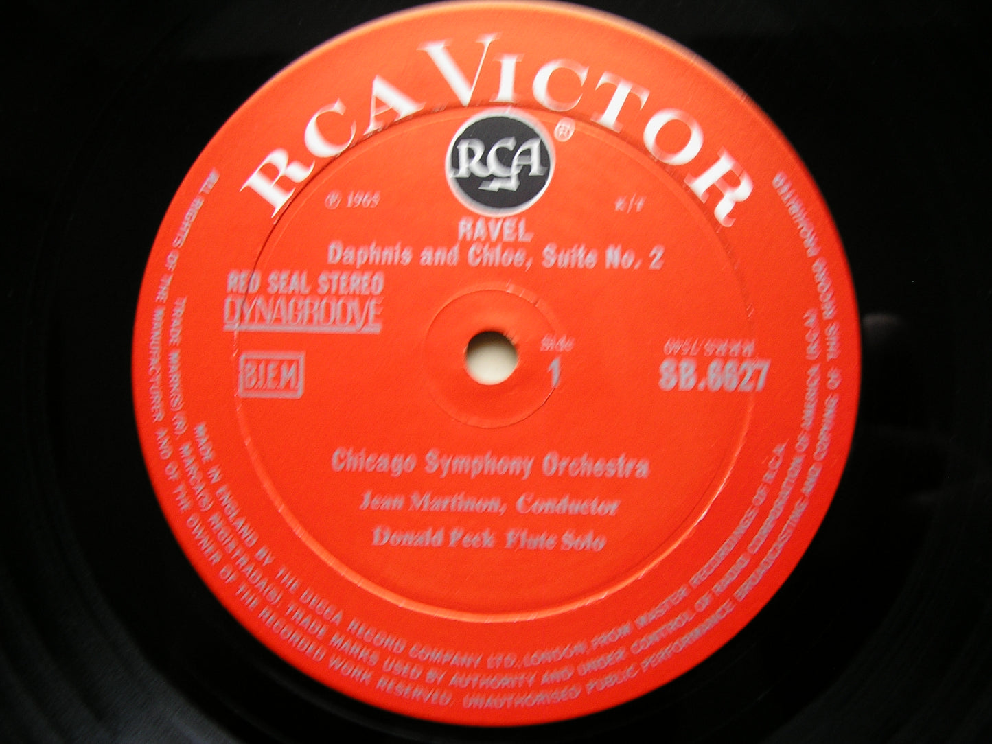 RAVEL: DAPHNIS & CHLOE Suite No. 2 / ROUSSEL: BACCHUS & ARIADNE Suite No. 2    MARTINON / CHICAGO SYMPHONY   SB 6627