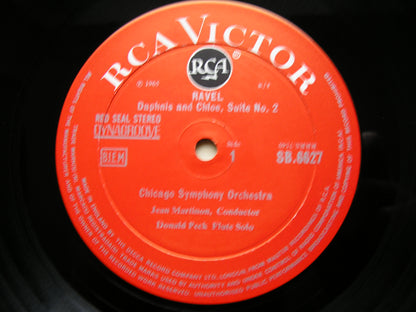 RAVEL: DAPHNIS & CHLOE Suite No. 2 / ROUSSEL: BACCHUS & ARIADNE Suite No. 2    MARTINON / CHICAGO SYMPHONY   SB 6627