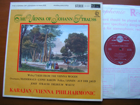 THE VIENNA OF JOHANN STRAUSS     KARAJAN / VIENNA PHILHARMONIC   SB 2091