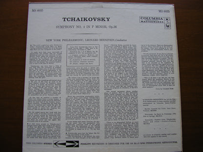 TCHAIKOVSKY: SYMPHONY No. 4   BERNSTEIN / NEW YORK PHILHARMONIC  MS6035