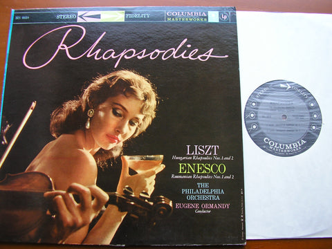 RHAPSODIES BY LISZT & ENESCO   ORMANDY / PHILADELPHIA ORCHESTRA    MS 6018