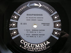 RHAPSODIES BY LISZT & ENESCO   ORMANDY / PHILADELPHIA ORCHESTRA    MS 6018