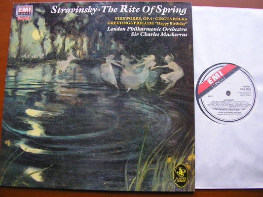 STRAVINSKY: THE RITE OF SPRING / FIREWORKS / CIRCUS POLKA   MACKERRAS / LONDON PHILHARMONIC   EMX 2128
