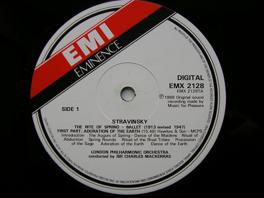 STRAVINSKY: THE RITE OF SPRING / FIREWORKS / CIRCUS POLKA   MACKERRAS / LONDON PHILHARMONIC   EMX 2128