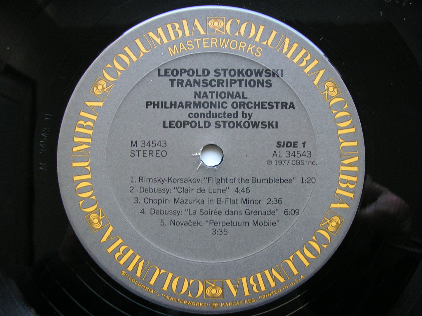 STOKOWSKI: HIS GREAT TRANSCRIPTIONS FOR ORCHESTRA    STOKOWSKI / NATIONAL PHILHARMONIC  M34543