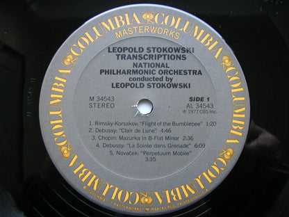 STOKOWSKI: HIS GREAT TRANSCRIPTIONS FOR ORCHESTRA    STOKOWSKI / NATIONAL PHILHARMONIC  M34543