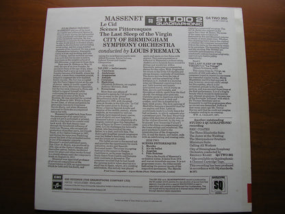 MASSENET: LE CID / SCENES PITTORESQUES    FREMAUX / CITY OF BIRMINGHAM SYMPHONY  Q4TWO 350