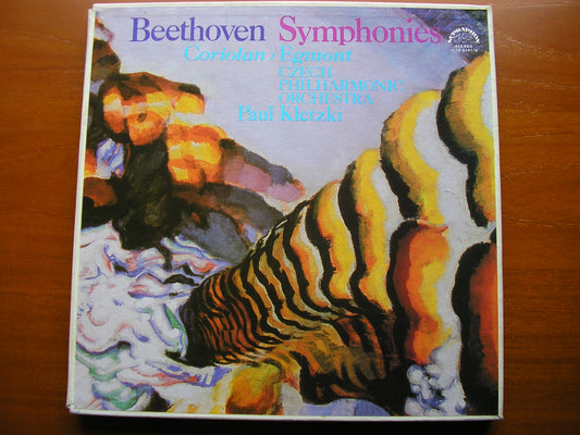 BEETHOVEN: THE NINE SYMPHONIES / TWO OVERTURES  KLETZKI / CZECH PHILHARMONIC  110 2461 - 8