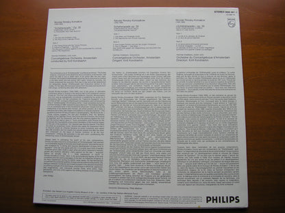 RIMSKY-KORSAKOV: SCHEHERAZADE     KONDRASHIN / CONCERTGEBOUW ORCHESTRA   9500 681