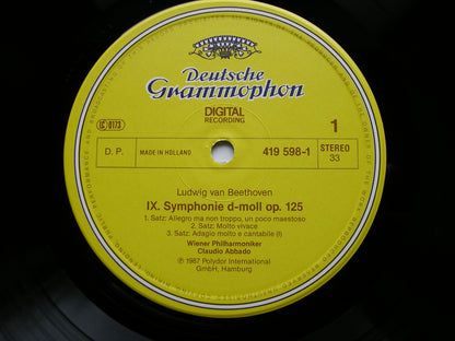 BEETHOVEN: THE NINE SYMPHONIES / CHORAL FANTASIA   ABBADO / VIENNA PHILHARMONIC