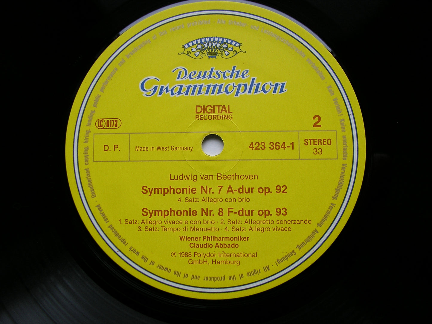BEETHOVEN: THE NINE SYMPHONIES / CHORAL FANTASIA   ABBADO / VIENNA PHILHARMONIC