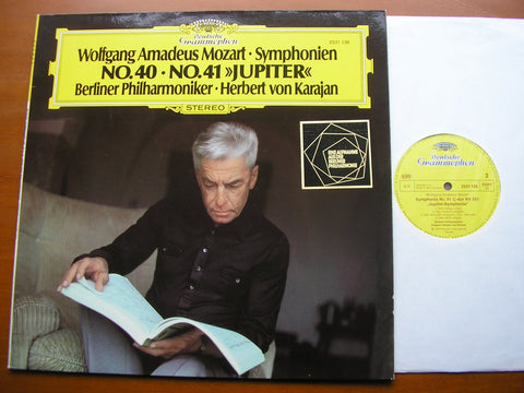 MOZART: SYMPHONIES Nos. 40 & 41 'Jupiter'     KARAJAN / BERLIN PHILHARMONIC   2531 138