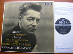 MOZART: SYMPHONY No. 41 'Jupiter' / HAYDN: SYMPHONY No.103 'Drumroll'    KARAJAN / VIENNA PHILHARMONIC   SXL 6067