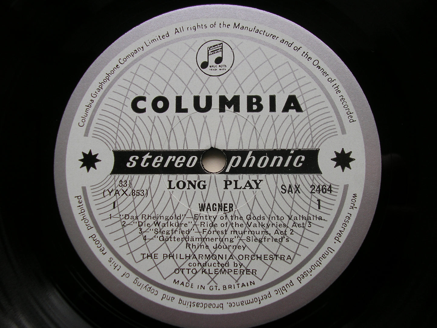 KLEMPERER CONDUCTS MORE WAGNER       KLEMPERER / PHILHARMONIA    SAX 2464