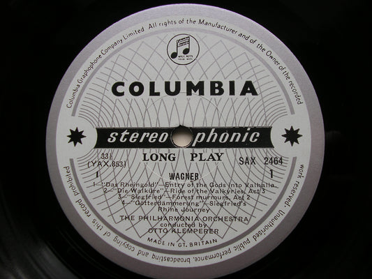 KLEMPERER CONDUCTS MORE WAGNER       KLEMPERER / PHILHARMONIA    SAX 2464