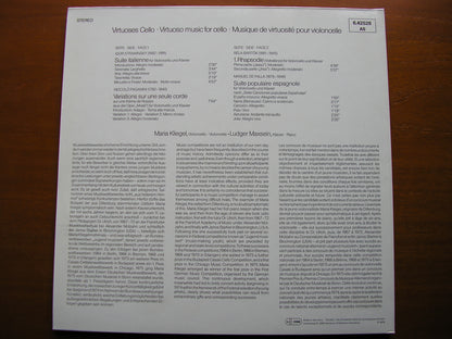 PAGANINI / BARTOK / FALLA / STRAVINSKY: MUSIC FOR CELLO   KLIEGEL / MAXSEIN   6.42528