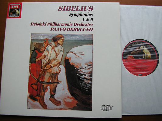 SIBELIUS: THE SEVEN SYMPHONIES   BERGLUND / HELSINKI PHILHARMONIC   4 LP SET