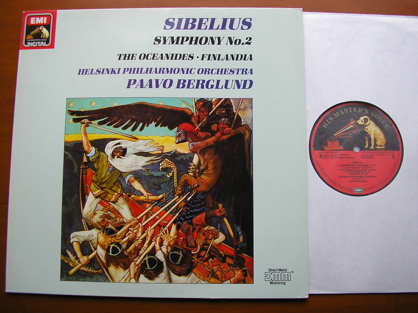 SIBELIUS: THE SEVEN SYMPHONIES   BERGLUND / HELSINKI PHILHARMONIC   4 LP SET