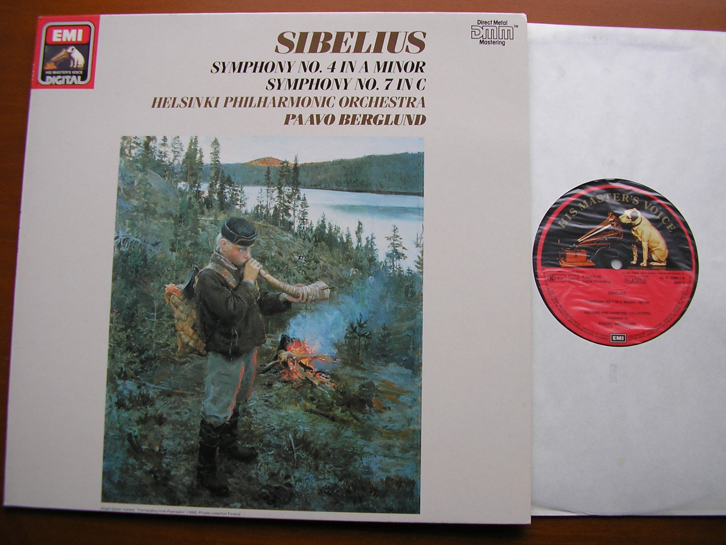 SIBELIUS: THE SEVEN SYMPHONIES   BERGLUND / HELSINKI PHILHARMONIC   4 LP SET