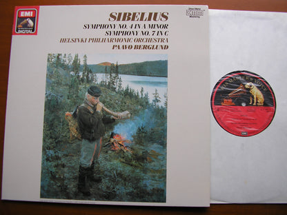 SIBELIUS: THE SEVEN SYMPHONIES   BERGLUND / HELSINKI PHILHARMONIC   4 LP SET