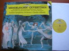 MENDELSSOHN: SEVEN OVERTURES    ABBADO / LONDON SYMPHONY    423 104