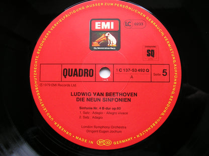 BEETHOVEN: THE NINE SYMPHONIES / FOUR OVERTURES   JOCHUM / LONDON SYMPHONY  SLS 5178