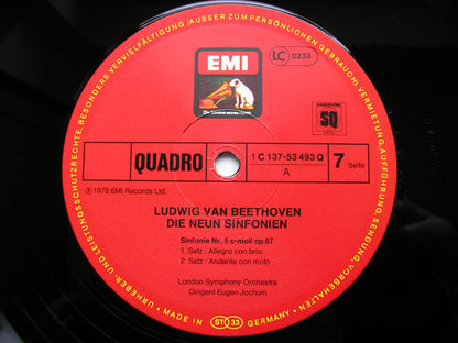 BEETHOVEN: THE NINE SYMPHONIES / FOUR OVERTURES   JOCHUM / LONDON SYMPHONY  SLS 5178