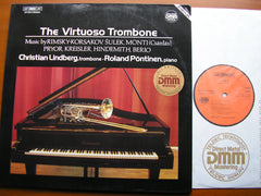 THE VIRTUOSO TROMBONE: BERIO / HINDEMITH / RIMSKY-KORSAKOV / SULEK / MONTI      LINDBERG / PONTINEN   BIS LP 258