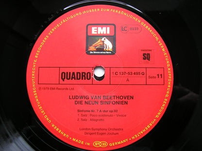 BEETHOVEN: THE NINE SYMPHONIES / FOUR OVERTURES   JOCHUM / LONDON SYMPHONY  SLS 5178