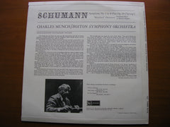 SCHUMANN: SYMPHONY No. 1 'Spring' / MANFRED OVERTURE    CHARLES MUNCH / BOSTON SYMPHONY    SB 2126