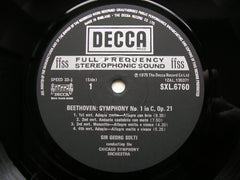 BEETHOVEN: THE NINE SYMPHONIES / FOUR OVERTURES   SOLTI / CHICAGO SYMPHONY  9 LP SET