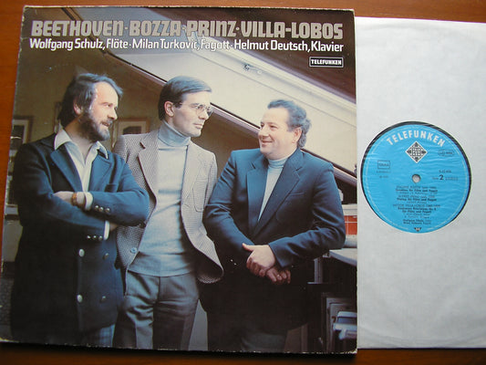 MUSIC FOR FLUTE, BASSOON & PIANO: BEETHOVEN / BOZZA / PRINZ / VILLA-LOBOS   TURKOVIC / SCHULZ / DEUTSCH   6.42420