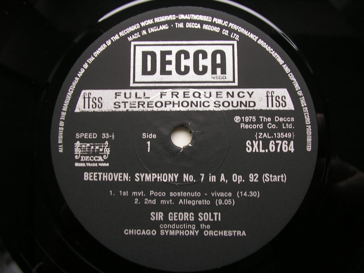 BEETHOVEN: THE NINE SYMPHONIES / FOUR OVERTURES   SOLTI / CHICAGO SYMPHONY  9 LP SET