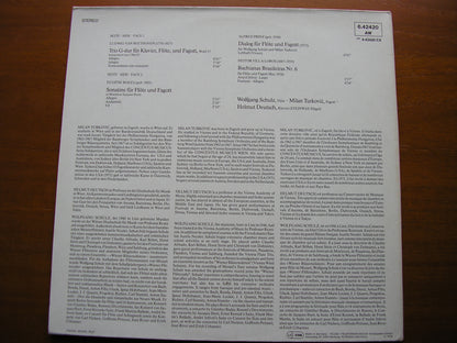 MUSIC FOR FLUTE, BASSOON & PIANO: BEETHOVEN / BOZZA / PRINZ / VILLA-LOBOS   TURKOVIC / SCHULZ / DEUTSCH   6.42420