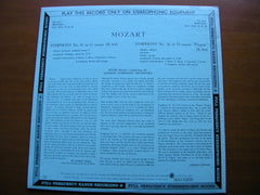 MOZART: SYMPHONIES Nos. 32 & 38 'Prague'     MAAG / LONDON SYMPHONY    CS 6107