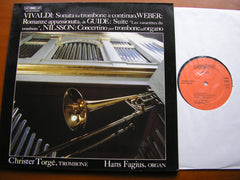 VIVALDI / WEBER / NILSSON / de GUIDE: MUSIC FOR TROMBONE & ORGAN  TORGE / FAGIUS   BIS LP 138