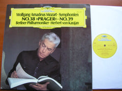 MOZART: SYMPHONIES Nos. 38 'Prague' & 39      KARAJAN / BERLIN PHILHARMONIC    2531 137