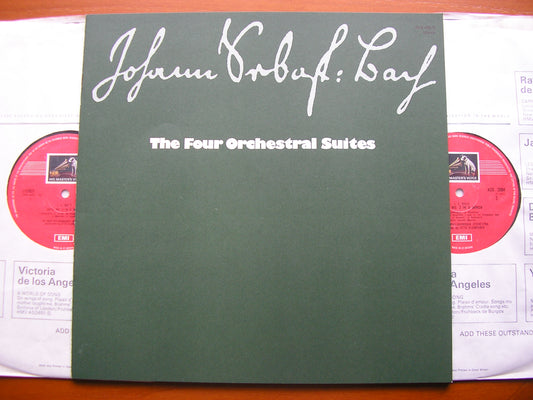 BACH: FOUR ORCHESTRAL SUITES    KLEMPERER / NEW PHILHARMONIA   2LP SET   SLS 808