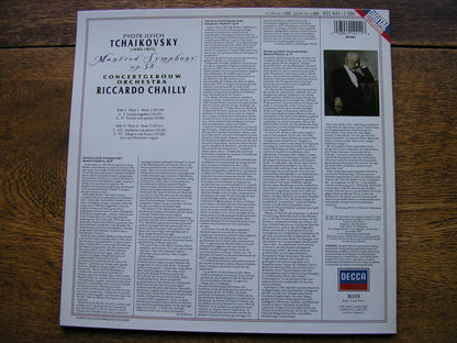 TCHAIKOVSKY: MANFRED SYMPHONY  CHAILLY / CONCERTGEBOUW ORCHESTRA   421 441