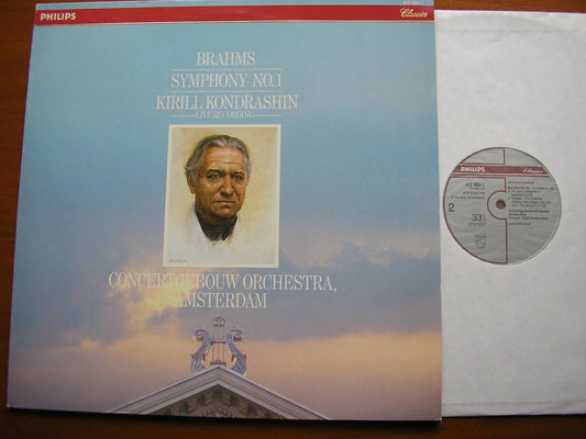 BRAHMS: SYMPHONY No. 1   KONDRASHIN / CONCERTGEBOUW AMSTERDAM   412 065